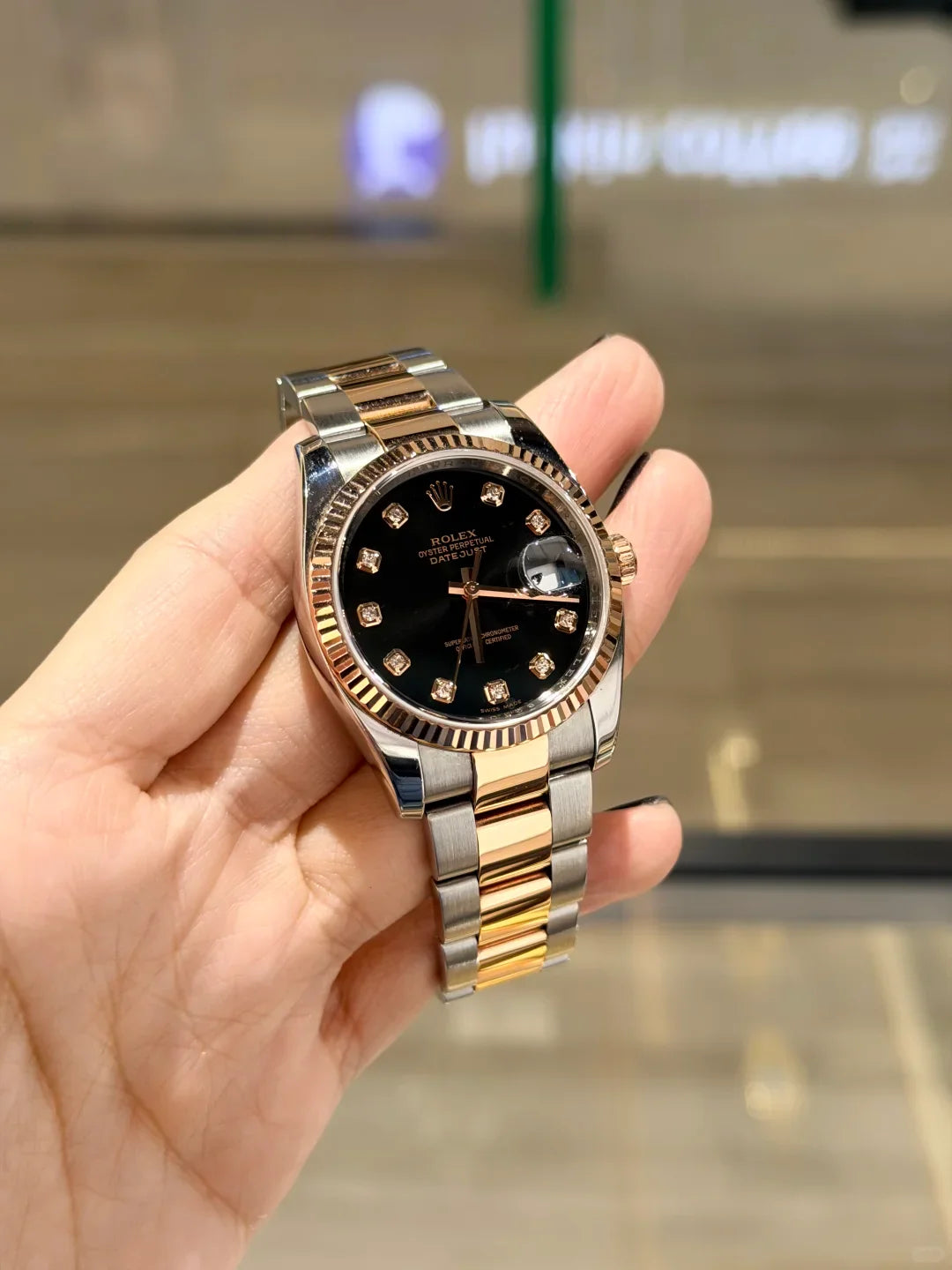 롤렉스 서브마리너 블랙 투톤 워치 40